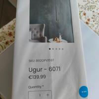 Lampada da soffitto Ugur