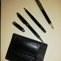 Penne e porta carte di credito Mont Blanc