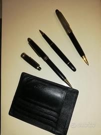 Penne e porta carte di credito Mont Blanc