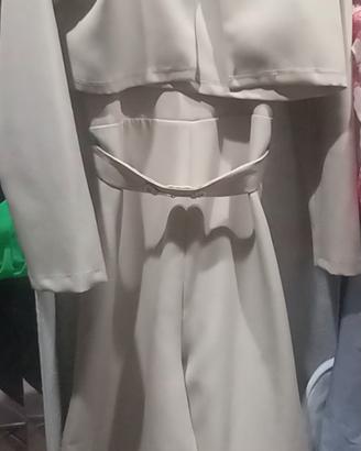 tuta intera  senza maniche con bolerino