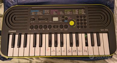 Casio  pianola Sa46 scuola media