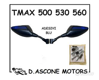 Specchietti a Manubrio Tmax 500 530 560 ADESISI BL