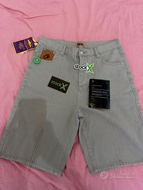 Shorts corteiz denim grigi