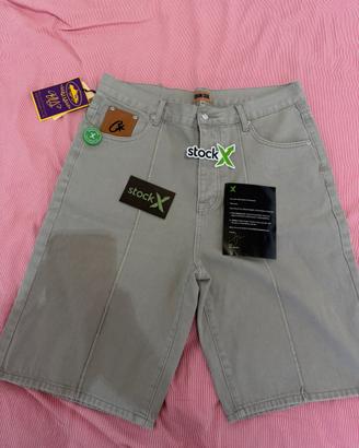 Shorts corteiz denim grigi