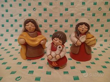 presepe rosso thun bimba oca donna spezie stoffa