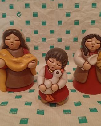 presepe rosso thun bimba oca donna spezie stoffa