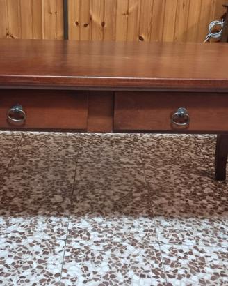 Tavolino rettangolare in legno massiccio