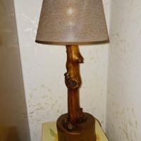 LAMPADA IN LEGNO ARTIGIANALE