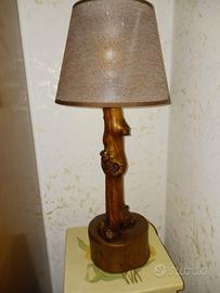 LAMPADA IN LEGNO ARTIGIANALE