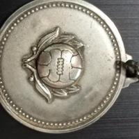 Medaglia calcio Lazio 1965/66 in argento