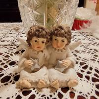coppia angeli resina