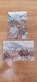 due cartoline militari