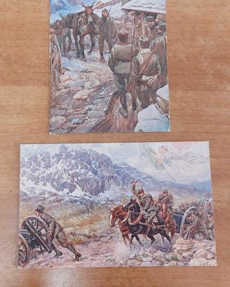 due cartoline militari