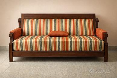 Divano letto pieghevole in legno massello – Salern