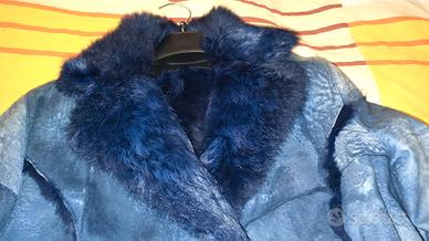 Cappotto Di Lapin - Blu Navy Sfumato