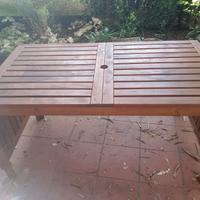 tavolo da pranzo in acacia