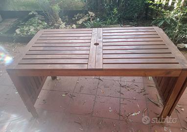 tavolo da pranzo in acacia