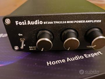 Fosi Audio BT20A Amplificatore Bluetooth 5.0