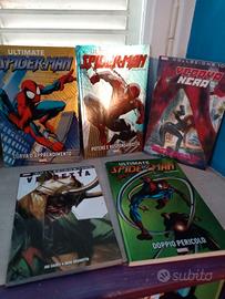 Blocco 5 fumetti Marvel cartonati Spider-Man