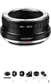 K&F CONCEPT Lente Mount Adattatore OM/NiK Z