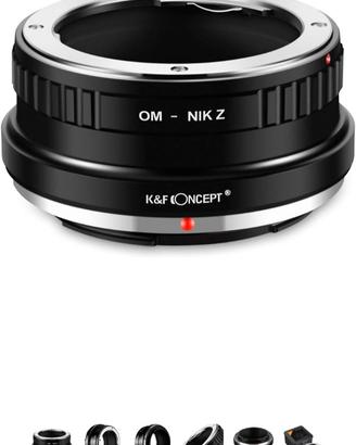 K&F CONCEPT Lente Mount Adattatore OM/NiK Z