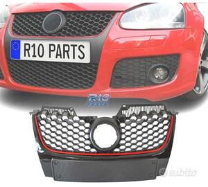 GRIGLIA VOLKSWAGEN VW GOLF 5 LOOK GTI NERA ROSSA