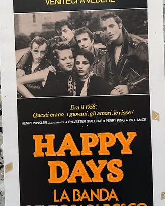 Locandina film Happy Days con Fonzie