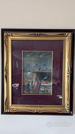 Set 4 Dipinti Olio su Tela - Mario Fattori