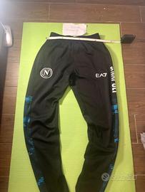 Pantaloni EA7 Napoli Tuta Neri Taglia M Uomo Sport