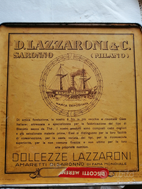 Scatola latta Lazzaroni