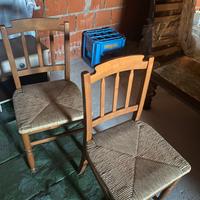 Due sedie legno
