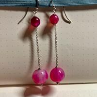 Orecchini in argento con agata