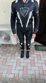 tuta intera in pelle revit venom 