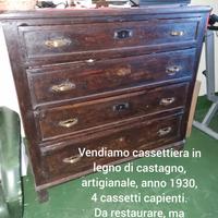 Cassettiera da restaurare