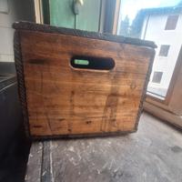cassetta legno recoaro bibite 