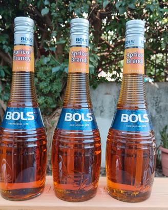 3 bottiglie Bols Apricot Brandy 70 cl