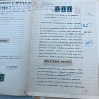 Brevetti gelateria Pepino Torino dagli anni 20/ 40