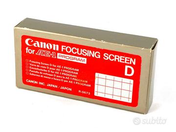 SCHERMO D Per CANON AE1 PROGRAM