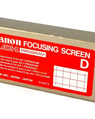 SCHERMO D Per CANON AE1 PROGRAM