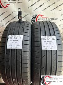 2 PNEUMATICI 225/55 R18 GT RADIAL ESTIVE 80%