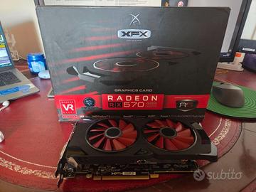 Scheda Video XFX Radeon RX 570 4GB RS Black Ed.