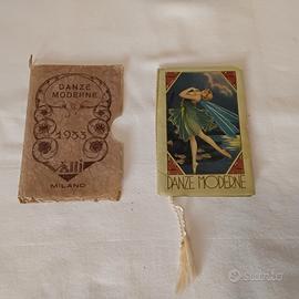 Antico calendario da barbiere del 1933