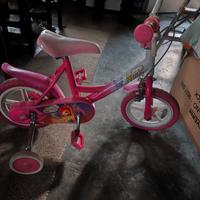 Bicicletta per bambina con rotelle