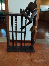porta CD in legno