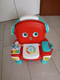poltroncina canta,  suona e balla baby Clementoni 