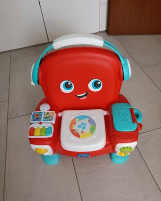 poltroncina canta,  suona e balla baby Clementoni 