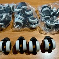 29 ruote gommate per sedie da ufficio