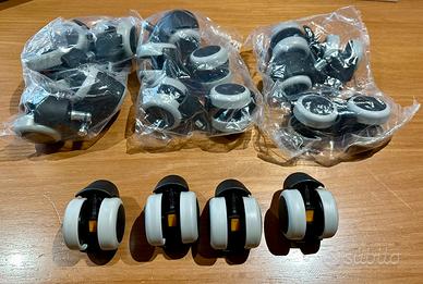 29 ruote gommate per sedie da ufficio