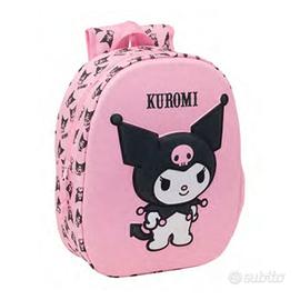 Zaino Scuola Kuromi 3D asilo infanzia bambini