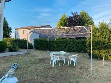 Pergola 4x3 m con telo ombreggi